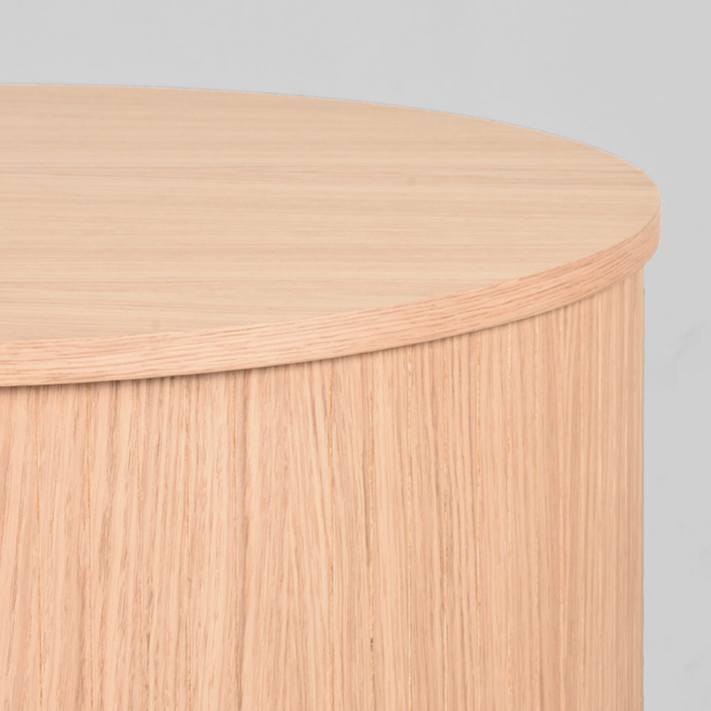 LABEL51 Salontafel Oliva - Naturel - Eiken - 70 cm - Afbeelding 2