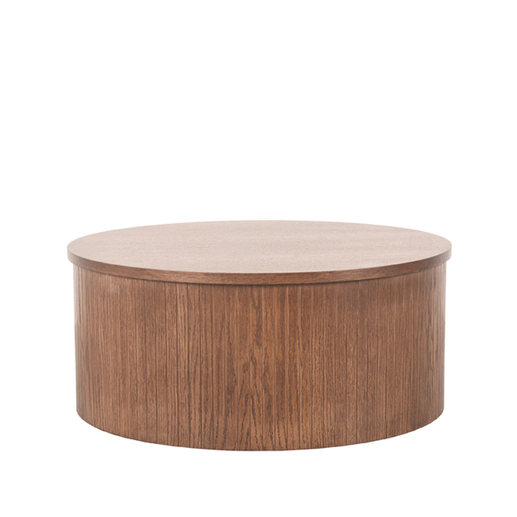 LABEL51 Salontafel Oliva - Walnoot - Eiken - 70 cm