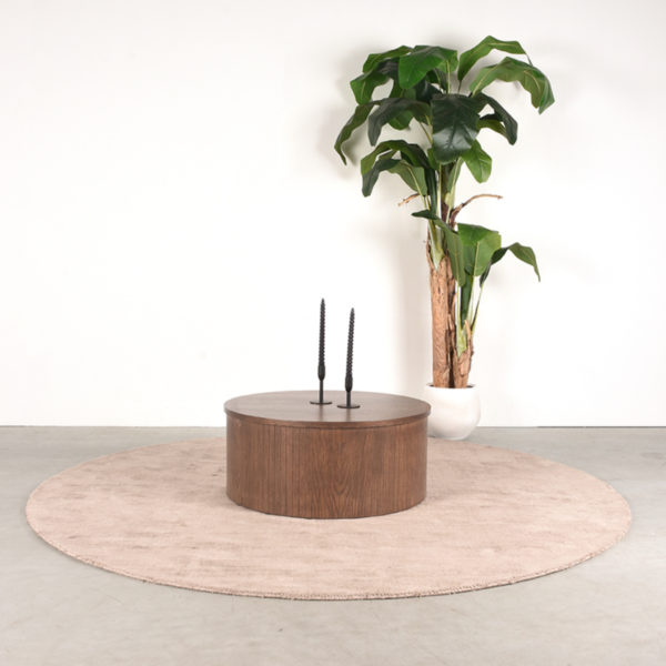 LABEL51 Salontafel Oliva - Walnoot - Eiken - 70 cm - Afbeelding 3