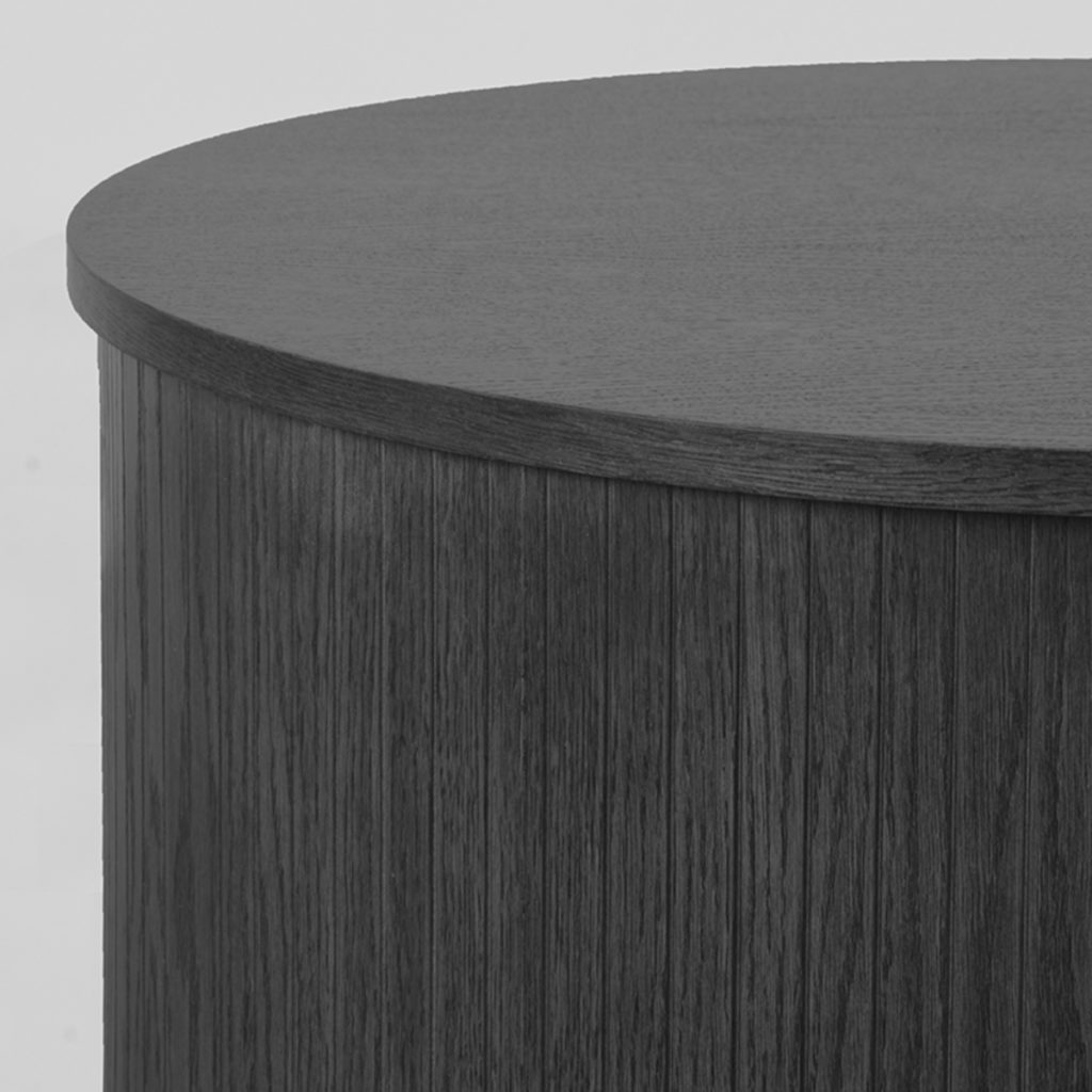 LABEL51 Salontafel Oliva - Zwart - Eiken - 70 cm - Afbeelding 2