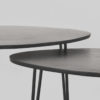 LABEL51 Salontafel Frisk - Zwart - Mangohout - 68 cm - Afbeelding 2