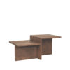 LABEL51 Salontafel Skip - Espresso - Mangohout - 90 cm - Afbeelding 2