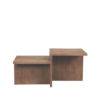 LABEL51 Salontafel Skip - Espresso - Mangohout - 90 cm - Afbeelding 3