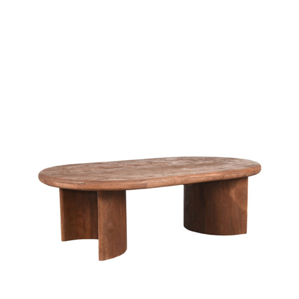 LABEL51 Salontafel Varia - Espresso - Mangohout - 110 cm - Afbeelding 2