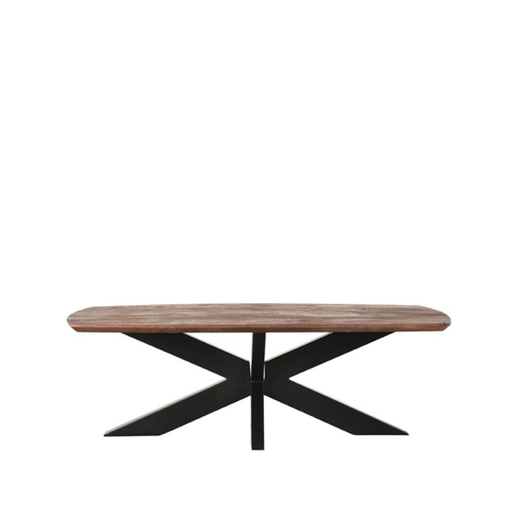 LABEL51 Salontafel Zane - Espresso - Mangohout - 120 cm - Afbeelding 6