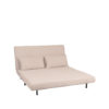 LABEL51 Slaapbank Double - Naturel - Boucle - Double | Zwarte Poot - Afbeelding 2