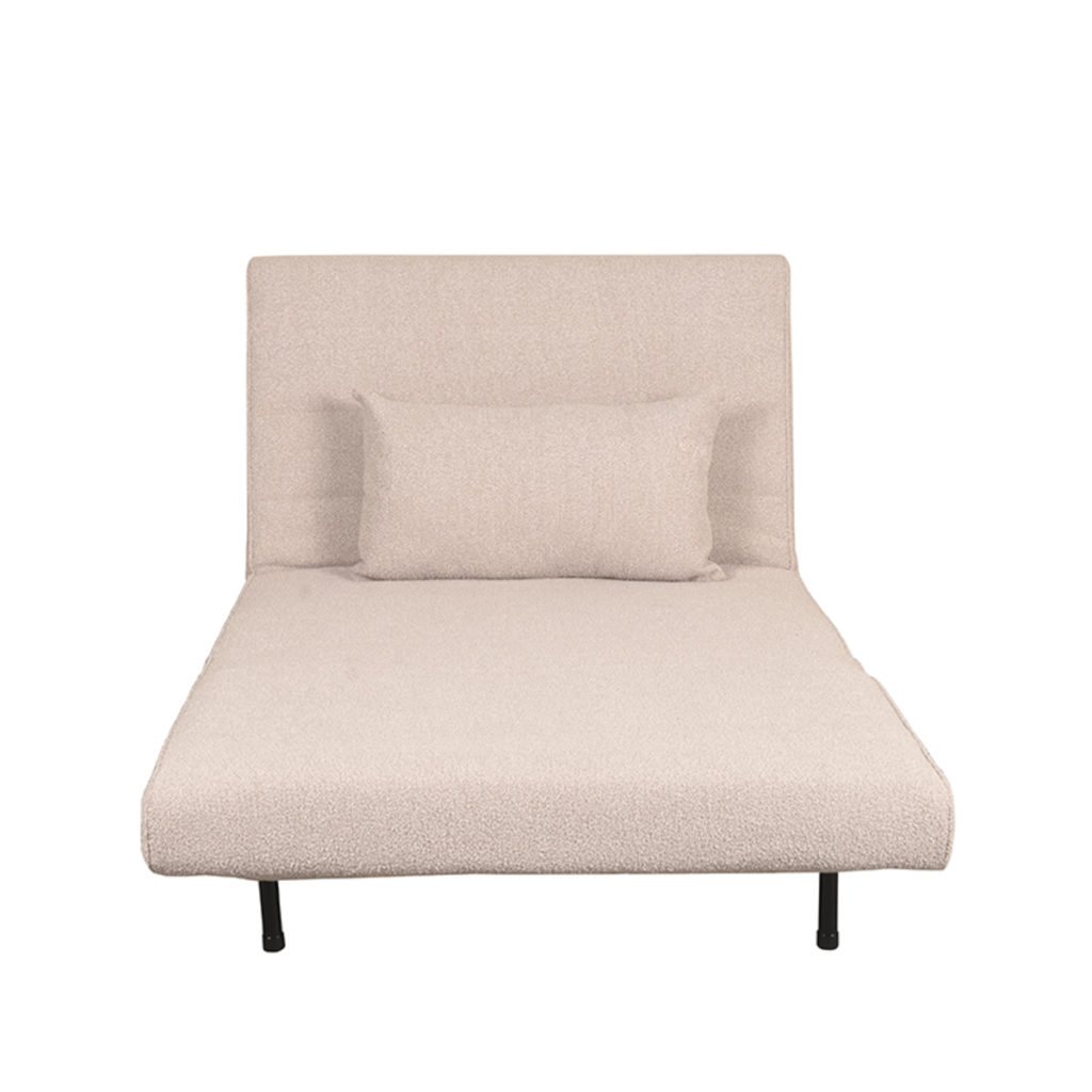 LABEL51 Slaapbank Single - Naturel - Boucle - Single | Naturel Poot - Afbeelding 5