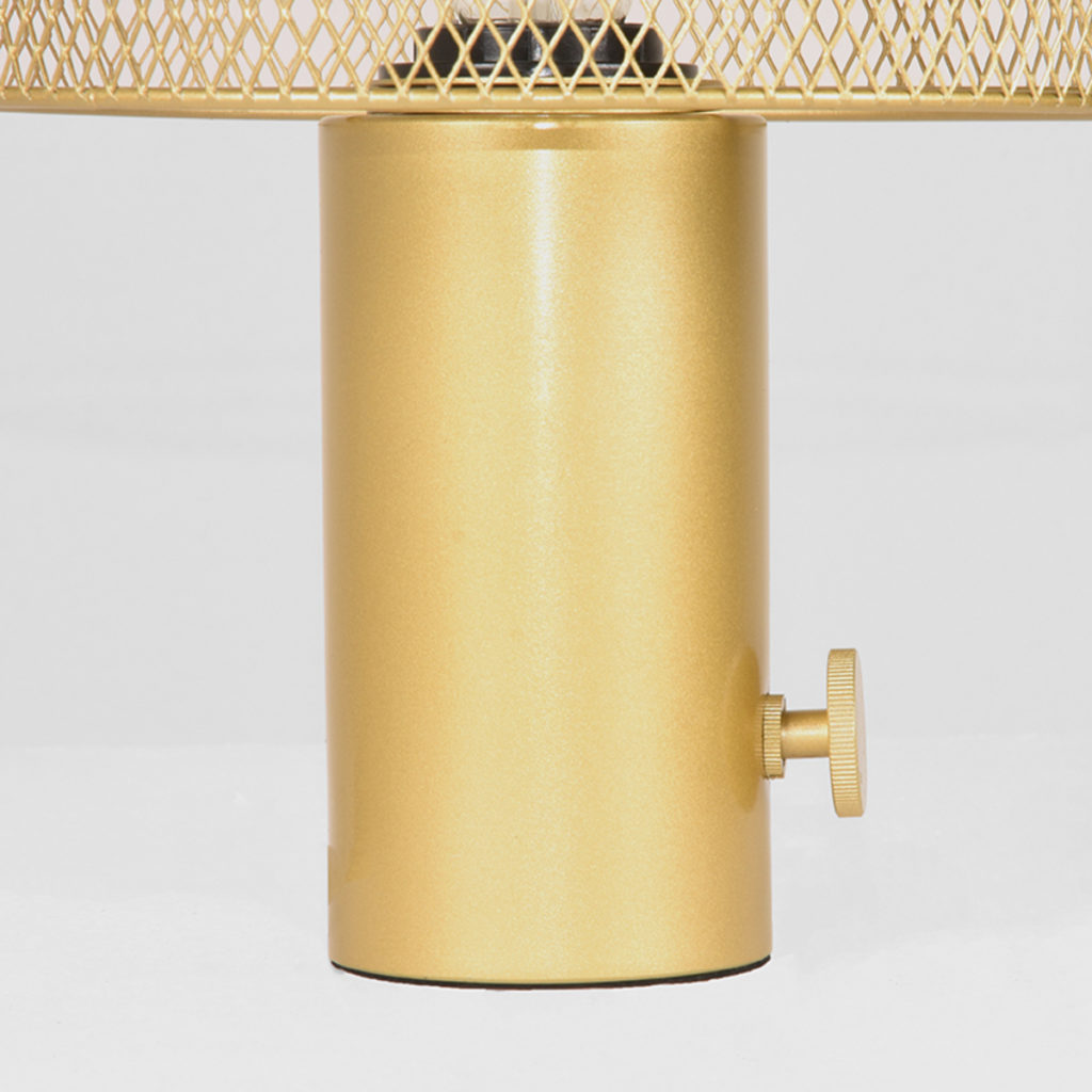 LABEL51 Tafellamp Fungo - Goud - Metaal - Afbeelding 2