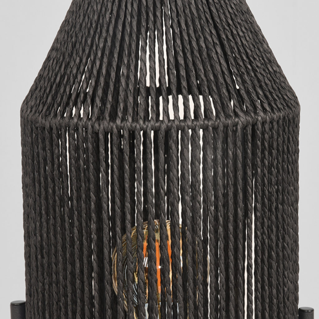 LABEL51 Tafellamp Ibiza - Zwart - Jute - Afbeelding 4
