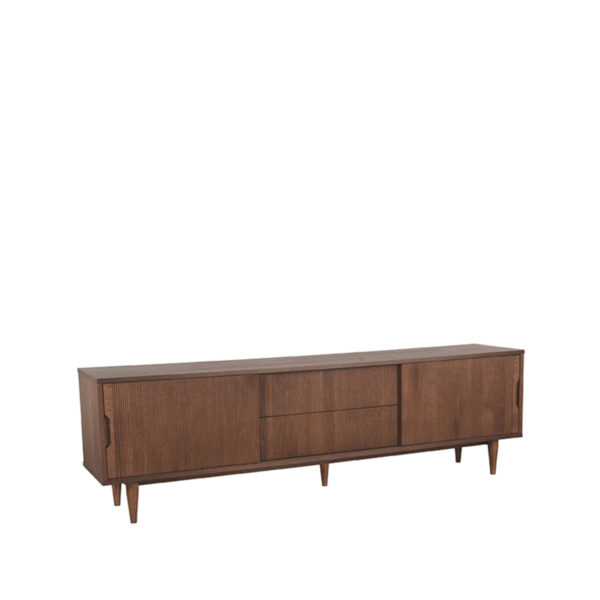 LABEL51 Tv-meubel Jule - Walnoot - Eiken - Tv-Meubel 200 cm - Afbeelding 3