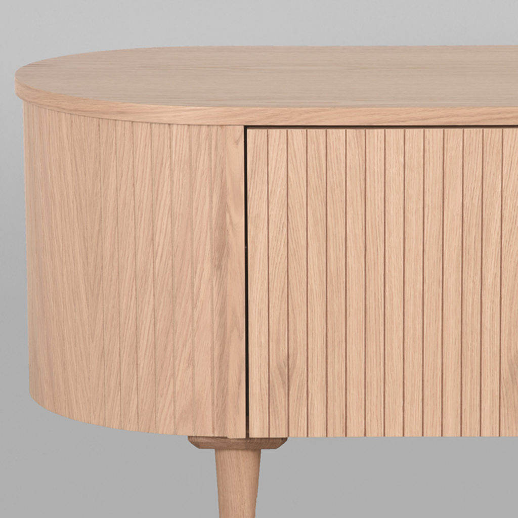 LABEL51 Tv-meubel Oliva - Naturel - Eiken - Tv-Meubel 220 cm - Afbeelding 6