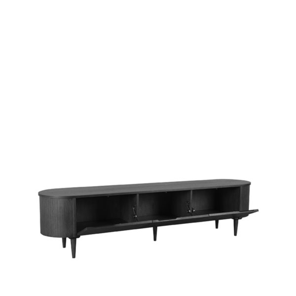LABEL51 Tv-meubel Oliva - Zwart - Eiken - Tv-Meubel 220 cm - Afbeelding 2