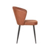 LABEL51 Eetkamerstoel Wave - Cognac - Microfiber - Afbeelding 3