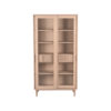 LABEL51 Vitrinekast Jule - Naturel - Eiken - Vitrinekast - Afbeelding 5