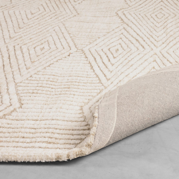 LABEL51 Vloerkleden Cosy - Taupe - Synthetisch - 200x300 cm - Afbeelding 3