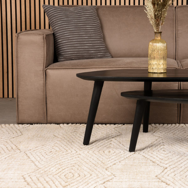 LABEL51 Vloerkleden Cosy - Taupe - Synthetisch - 200x300 cm - Afbeelding 4