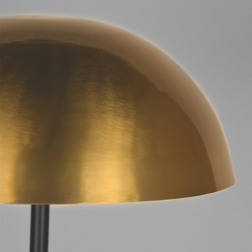 LABEL51 Vloerlamp Globe - Antiek goud - Metaal - Afbeelding 2
