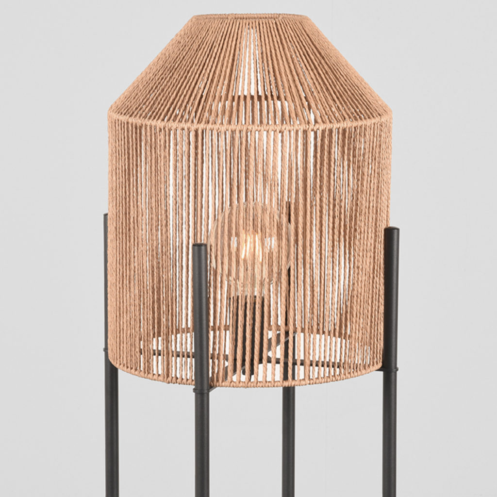 LABEL51 Vloerlamp Ibiza - Naturel - Jute - Afbeelding 5