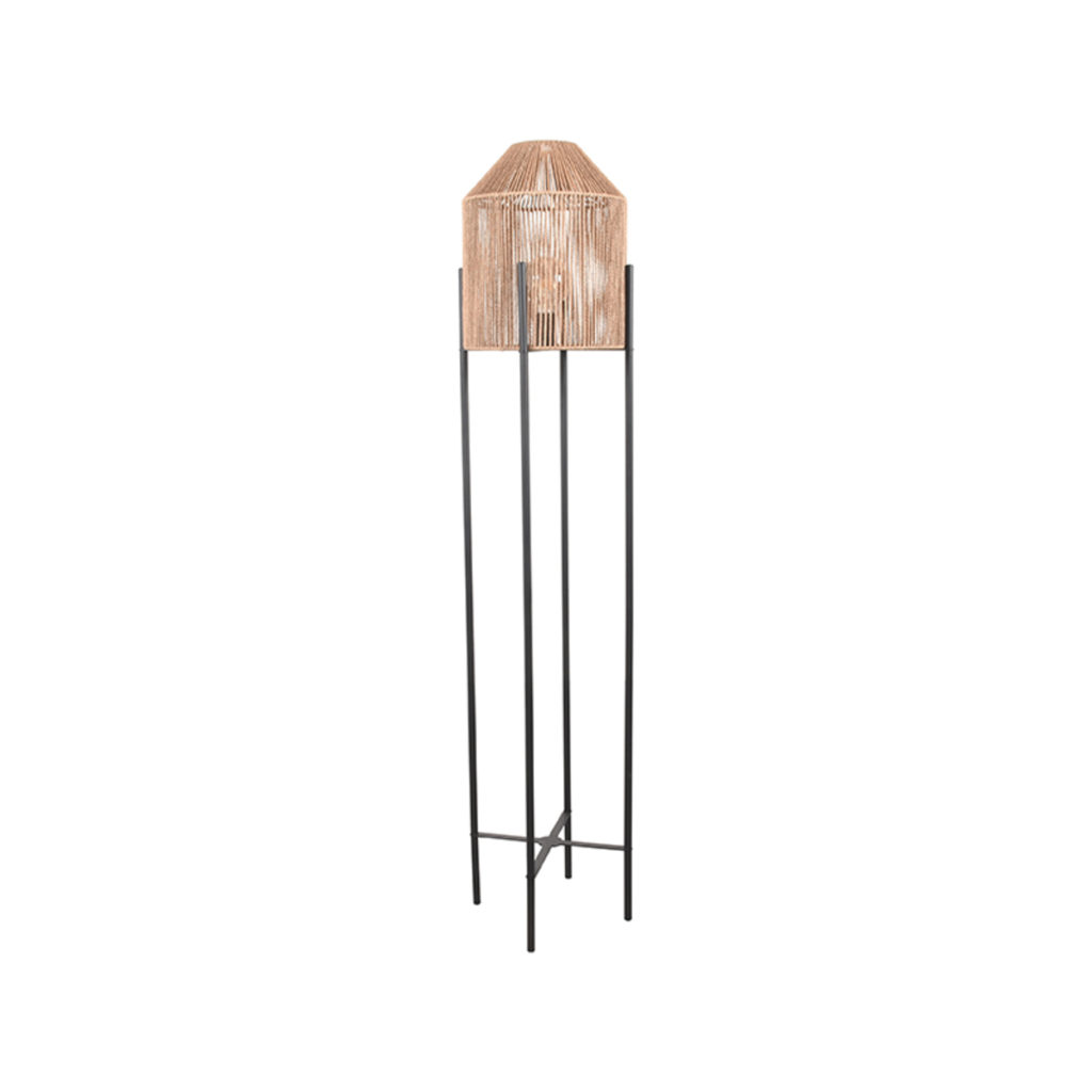 LABEL51 Vloerlamp Ibiza - Naturel - Jute - Afbeelding 2