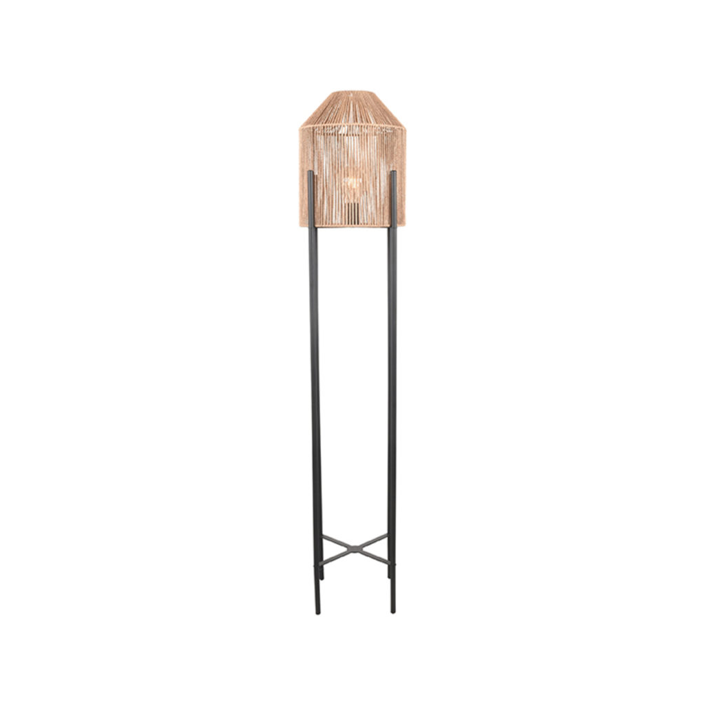 LABEL51 Vloerlamp Ibiza - Naturel - Jute - Afbeelding 3