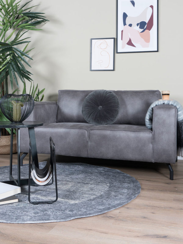Vloerkleed Madel Rond Groen/Blauw ø120 cm - Afbeelding 2