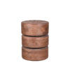 LABEL51 Bijzettafel Milly - Espresso - Mangohout - 35 cm - Afbeelding 2
