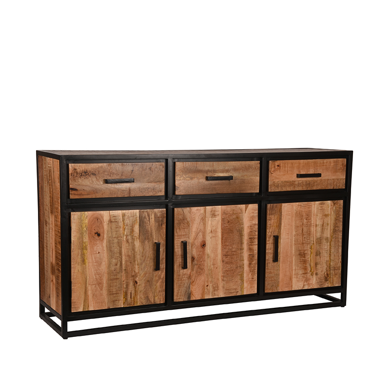 Het Steigerhouthuis LABEL51 Dressoir Tampa - Rough - Mangohout - Dressoir