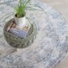 Vloerkleed Viola Blue - Rond ø120 cm - Afbeelding 3