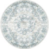 Vloerkleed Viola Blue - Rond ø120 cm