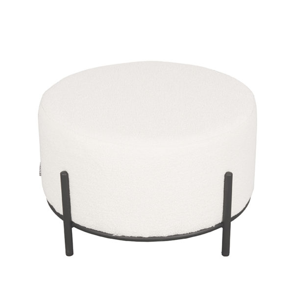 LABEL51 Poef Troy - Ivory - Boucle - XL - Afbeelding 3