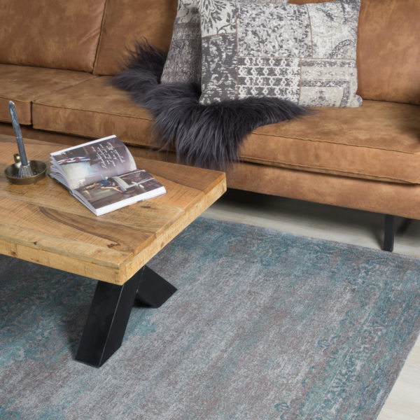 Vloerkleed Adel Medaillon Turquoise 6023 - 200 x 290 cm - Afbeelding 5