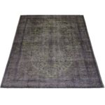 Vloerkleed Mila Antraciet/ Green 160 x 230 cm
