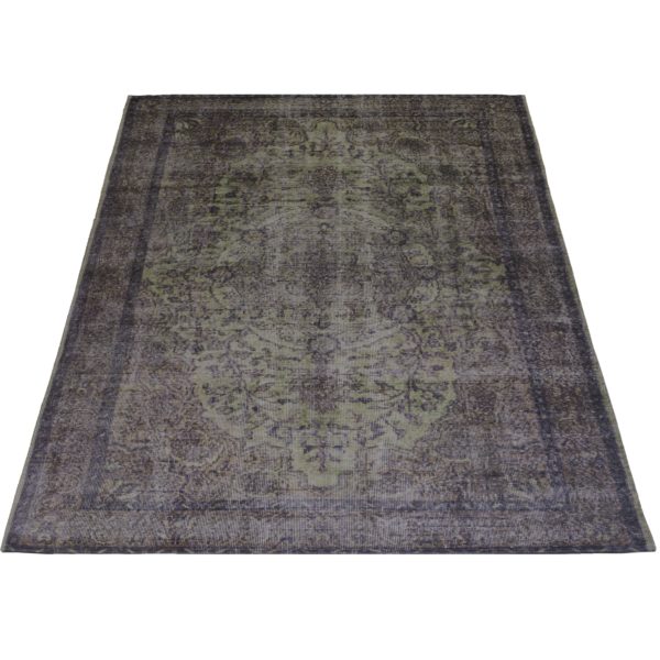Vloerkleed Mila Antraciet/ Green 160 x 230 cm