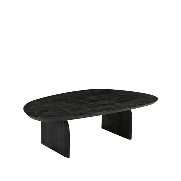 LABEL51 Salontafel Cooper - Zwart - Mangohout - 135 cm - Afbeelding 2
