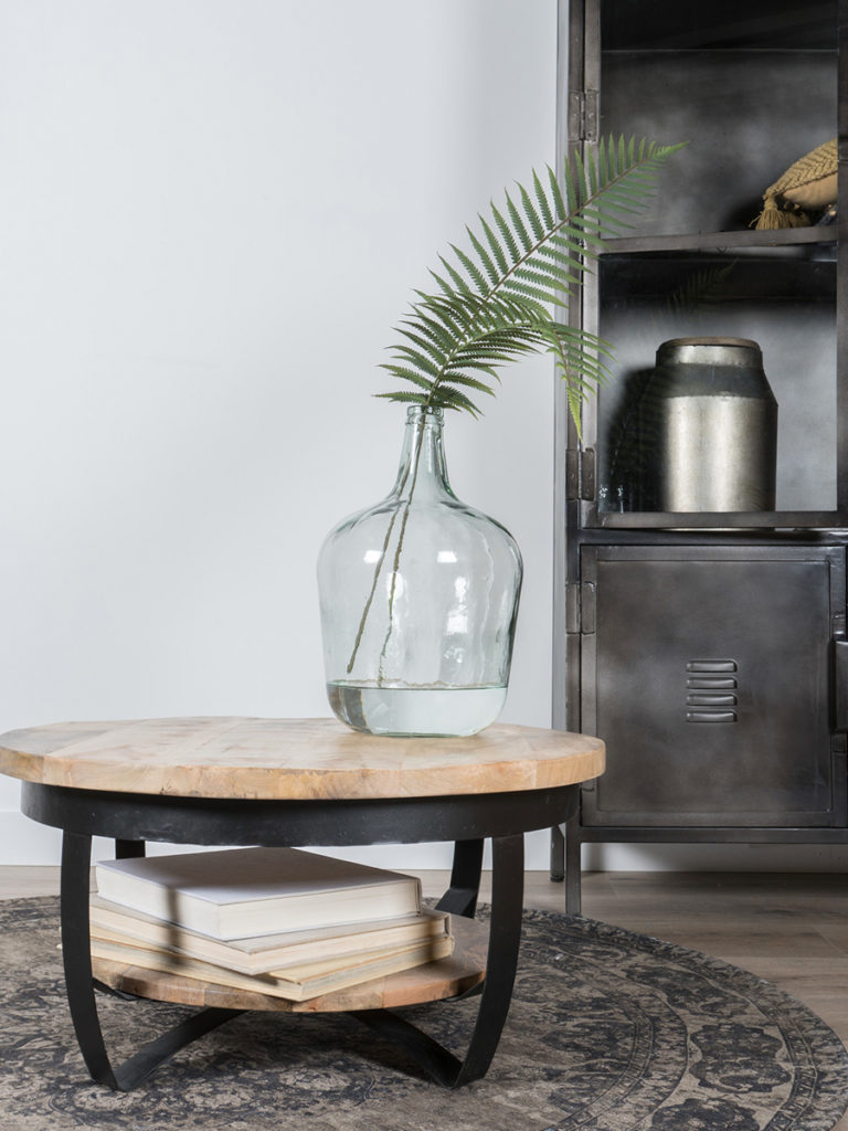 Vloerkleed Viola Green - Rond ø160 cm - Afbeelding 2