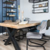 Vakkenkast Huub Hout 210 x 80 cm - Roomdivider - Afbeelding 2