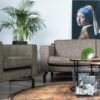 Vloerkleed Yves Rond Oker ø120 cm - Afbeelding 2