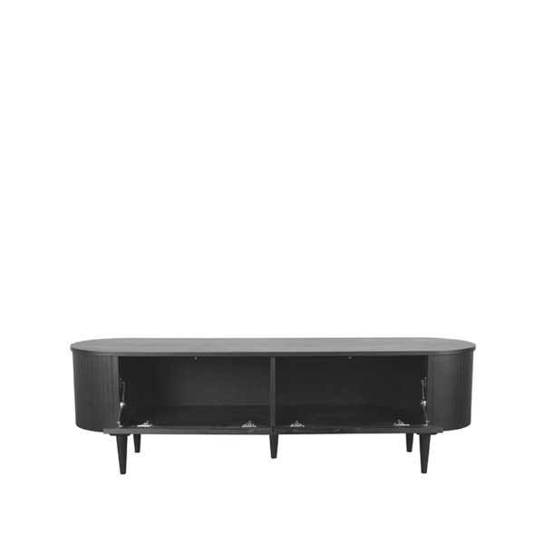 LABEL51 Tv-meubel Oliva - Zwart - Eiken - Tv-Meubel 180 cm - Afbeelding 4