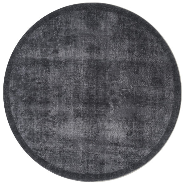Vloerkleed Yves Rond Antraciet ø120 cm