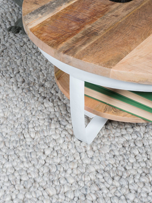 Salontafel Cilamon Wit - 90 cm - Afbeelding 3