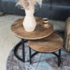 Vloerkleed Jute Rond Bleached ø200 cm - Afbeelding 3