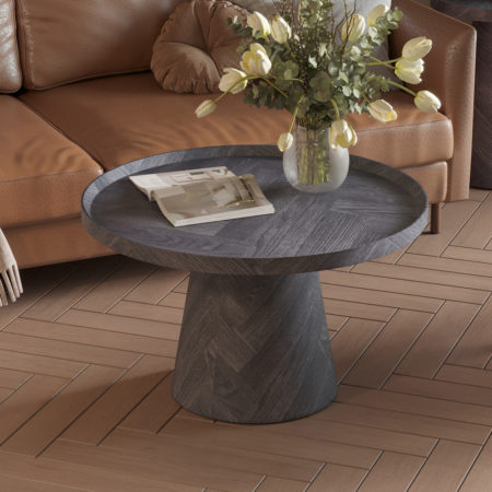 Salontafel 'Manus' 80 cm Decor Donkergrijs (2c)