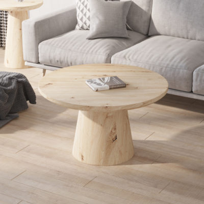 Salontafel 'Lukas' 80 cm Decor Oude eik (2c)