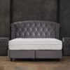 Opbergboxspring Aurora Velvet Antraciet 180x200