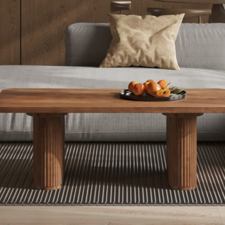 Salontafel 'Jean' Mango hout Lichtbruin (1c)