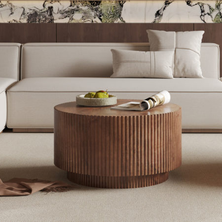 Salontafel 'Victor' Mango hout Lichtbruin (1c)