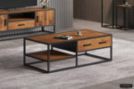 Salontafel 'Madeira' 120 cm Mangohout (1c)