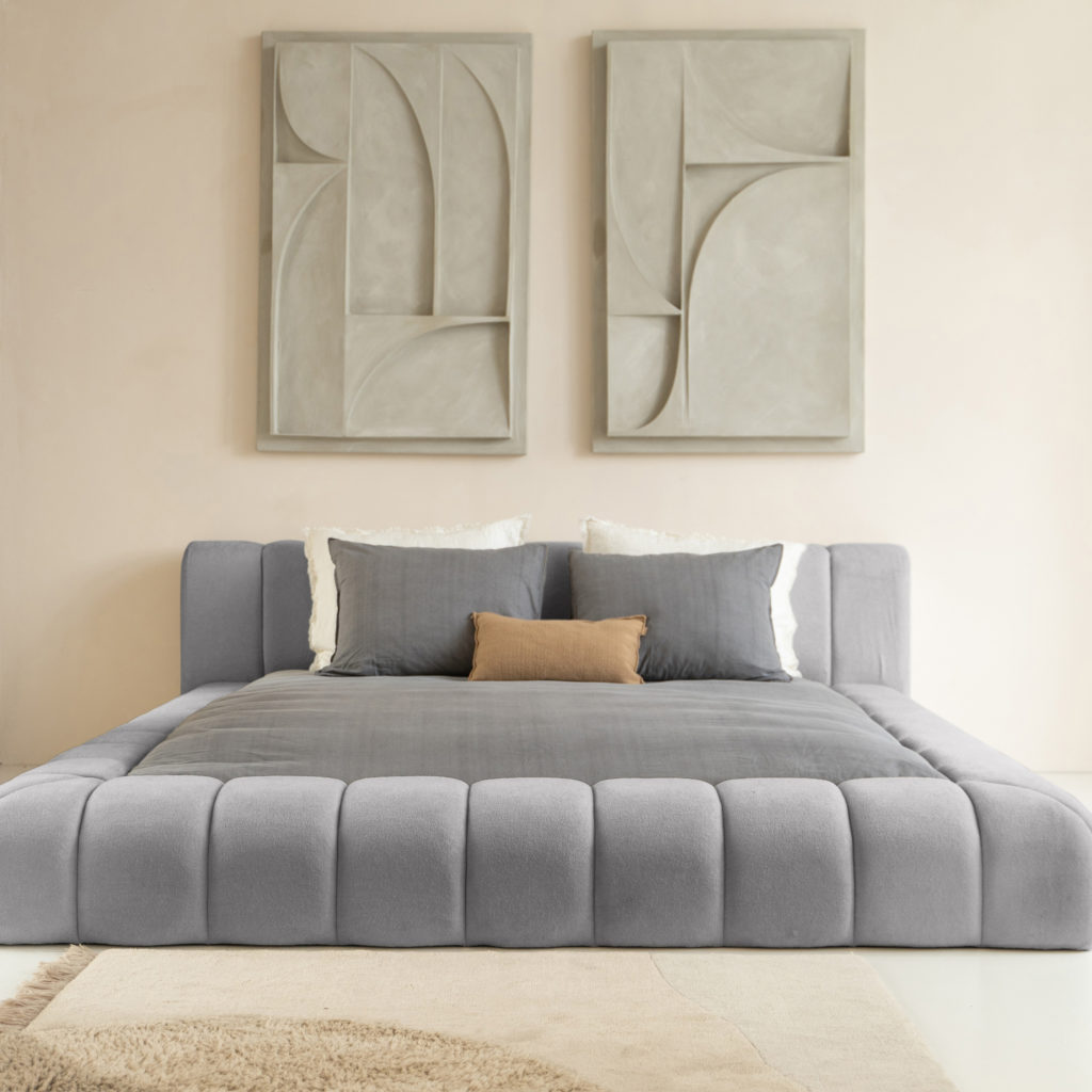 Ontwerpbed Adore Classic 160x200 Grijs - Zonder Matras
