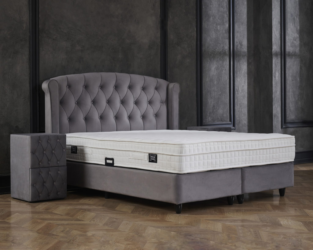 Opbergboxspring Aurora Velvet Antraciet 180x200 - Afbeelding 2