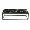 PROMO - Salontafel 'Livorno' Composiet Marmer Zwart (1c) - Afbeelding 2